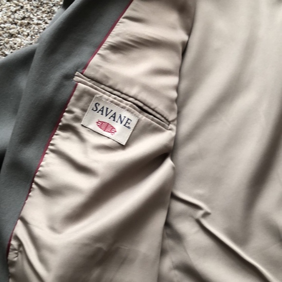 SAVANE men’s suit jacket size 40-L - Picture 6 of 9